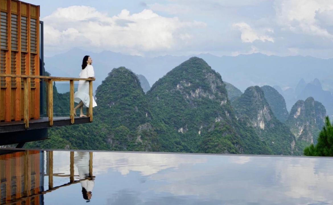 Misty Wonderland ,Yangshuo Xingping Hotell Exteriör bild
