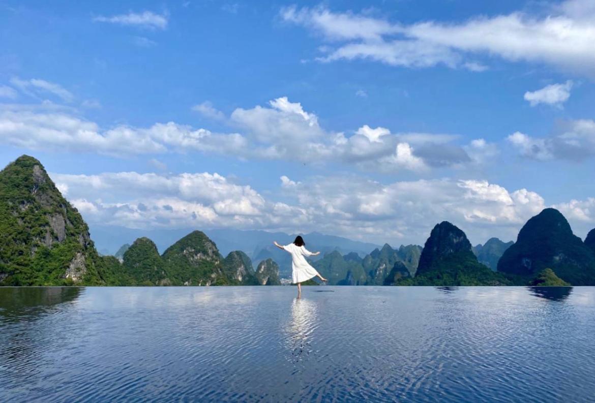 Misty Wonderland ,Yangshuo Xingping Hotell Exteriör bild
